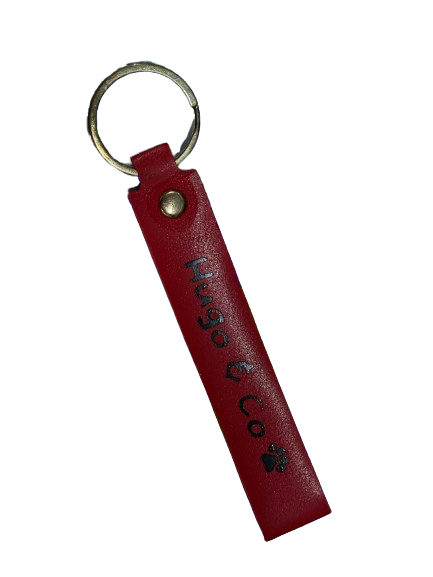 Leather Paw Keychain